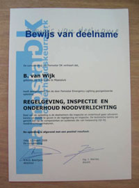 deelnamebewijs